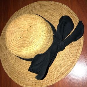 Scala sun hat with black bow